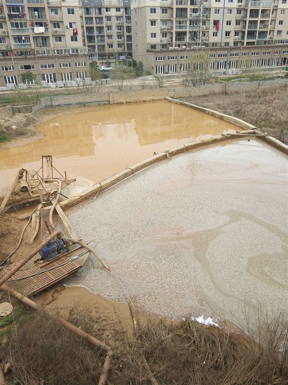 西固沉淀池淤泥清理-厂区废水池淤泥清淤